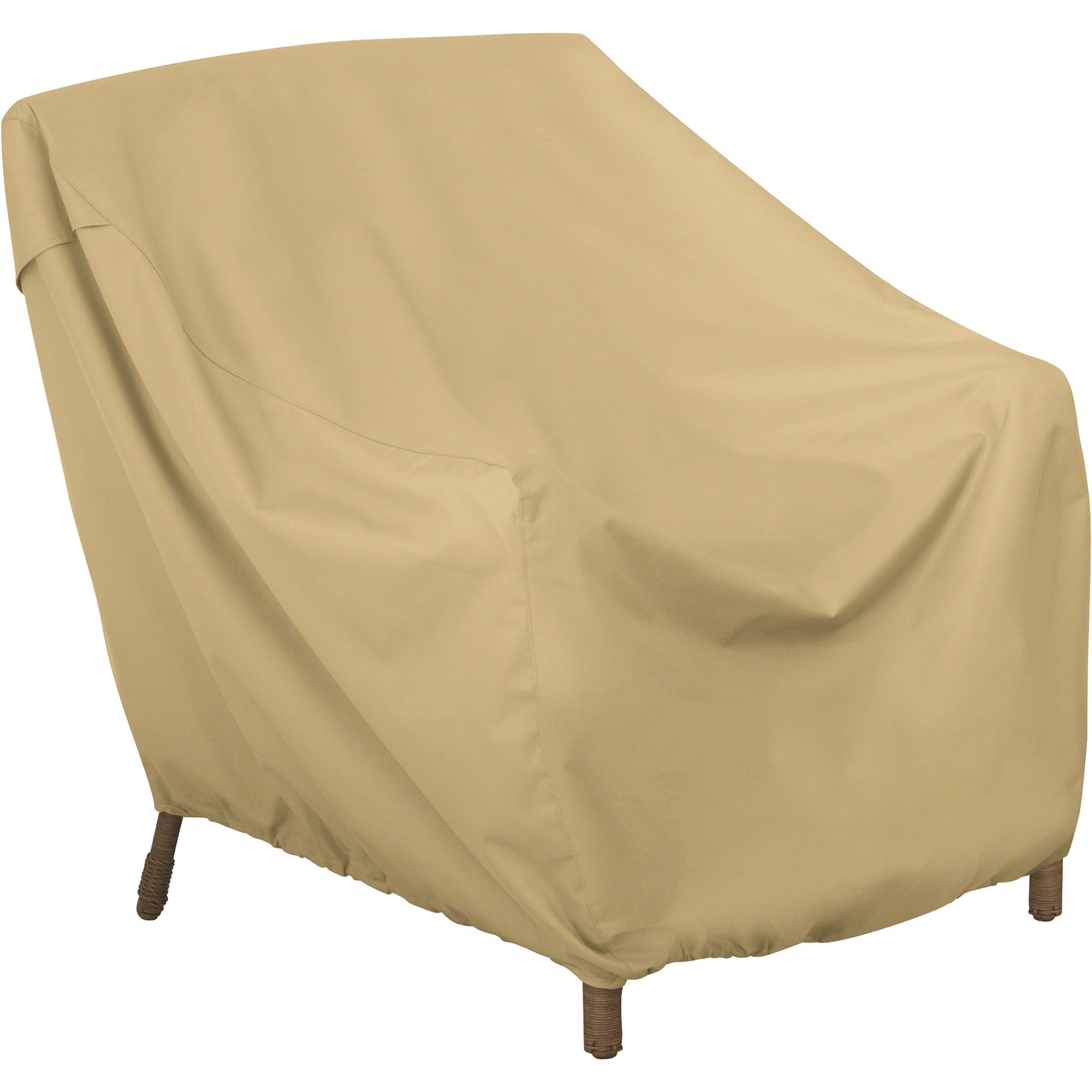 Classic Accessories Terrazzo Patio Lounge Chair Cover, Fits 36in.L x 35in.D x 30in.H Patio Lounge Chairs, Sand